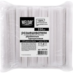 Одноразовый деревянный размешиватель ОФИСМАГ 607578 - фото 16649868