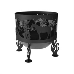 Костровая чаша FIRE-HOUSE Ch4-500ежик - фото 16650666