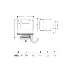 Сервопривод SR Rubinetterie 0092-02400000 - фото 16653114