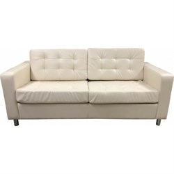 Трехместный диван Мягкий Офис кремовый - фото 16654713