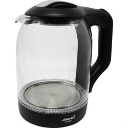 Электрический стеклянный чайник Atlanta ATH-2466 black - фото 16654934