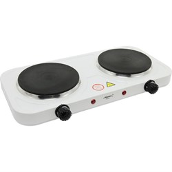 Двухконфорочная электроплитка Atlanta ATH-1739 white - фото 16655723