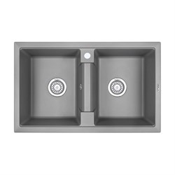 Кварцевая кухонная мойка GRANULA GR-8101 - фото 16656849