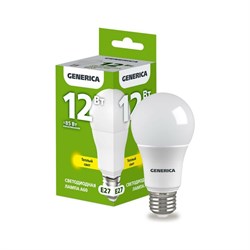 Светодиодная лампа Generica LL-A60-12-230-30-E27-G - фото 16657132