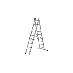 Двухсекционная алюминиевая лестница РОС 65424 - фото 16660142