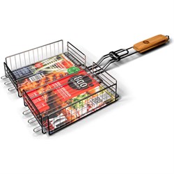 Глубокая решетка барбекю 800 Degrees Barbecue Basket - фото 16662214