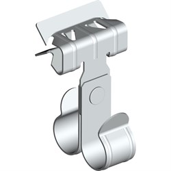 Балочный зажим УМС 2-7 мм под трубу, двойной, 32 мм - фото 16662673