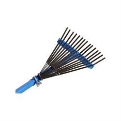 Раздвижные оцинкованные пятнадцатизубые веерные проволочные грабли GEVA TRADE LR29 - фото 16662677