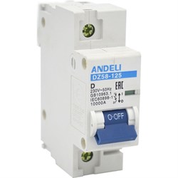 Автоматический выключатель ANDELI DZ58-125 - фото 16667006