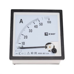 Аналоговый амперметр на панель EKF AMA-961 - фото 16669833