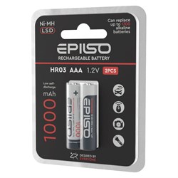 Никель-металл-гидридный аккумулятор Epilso hr03/aaa - фото 16670096