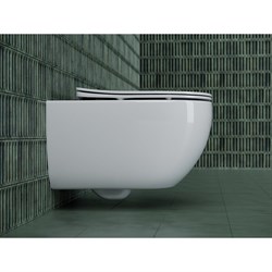 Подвесной унитаз Ceramicanova NOEL Rimless - фото 16672739