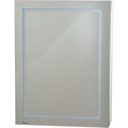 Левый зеркальный шкаф-зеркало Emmy Родос 60 - фото 16673085