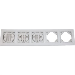 Пятиместная горизонтальная рамка EKF ERM-G-305-10 - фото 16674044