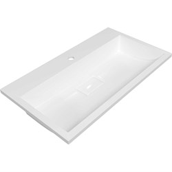 Прямоугольная полувстраиваемая раковина для ванной uperwood Barsa - фото 16674302