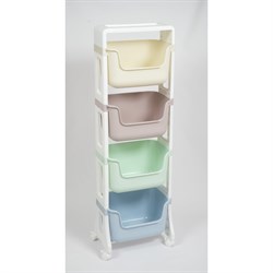 Напольная четырехярусная этажерка Violet Junior - фото 16678096