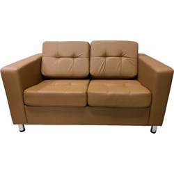 Двухместный диван Мягкий Офис фокс - фото 16678427