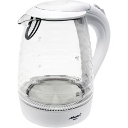 Стеклянный электрический чайник Atlanta ATH-2467 white - фото 16679244
