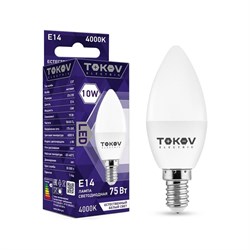 Светодиодная лампа TOKOV ELECTRIC TKE-C37-E14-10-4K - фото 16680931