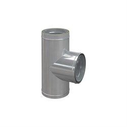 Изолированный тройник РОССТИН 90 D250-350 (304-0,5/430-0,5) - фото 16682348