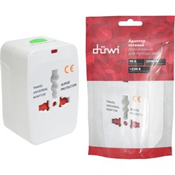 Портативный сетевой адаптер для путешествий duwi 27417 9 - фото 16684052