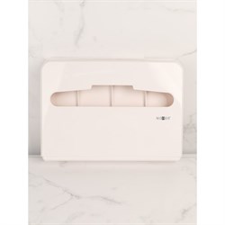 Пластиковый диспенсер накладок для туалета Nofer 04026.2.W - фото 16684668