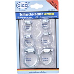 Набор металлических хомутов ALCA 508000 - фото 16689289