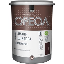Акриловая эмаль для пола Ореол 73369 - фото 16689514