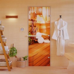 Правая дверь для бани DoorWood УТ-00014686 - фото 16690414