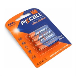 Щелочной алкалиновый элемент питания PKCell LR03-4B - фото 16690423