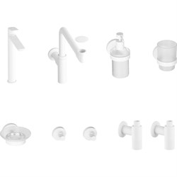 Высокий смеситель для накладной раковины Wellsee ICON! for life - фото 16690707