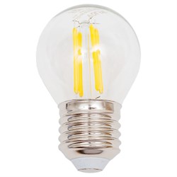 Светодиодная лампа Volpe LED-G45-4W/4000K/E27/CL/SLF - фото 16691440