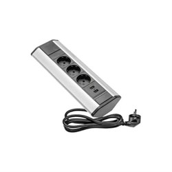 Угловой блок розеток Inrior ODEN-32-80 - фото 16692625