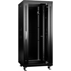 Напольный телекоммуникационный монтажный шкаф для оборудования Cabeus SH-05C-27U60/80-BK - фото 16692981