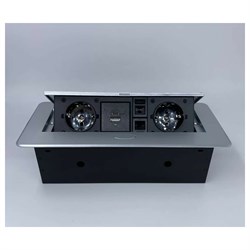 Выдвижной встраиваемый блок розеток Inrior TORO-55-80 - фото 16693010