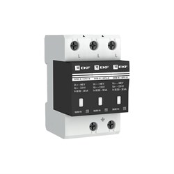 Ограничитель перенапряжений EKF ОПВ-B 3P - фото 16693537