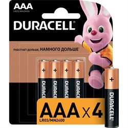 Батарейка Duracell LR03-4BL BASIC - фото 16694275