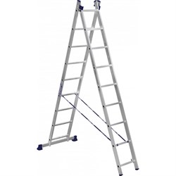 Двухсекционная универсальная алюминиевая двухсекционная лестница Алюмет H2 5209 - фото 16694598