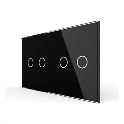 Панель для двух сенсорных выключателей LIVOLO BB-C7-C2/C2-12 - фото 16695658