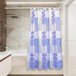 Штора для ванной Сантис peva pv-125 (пэчворк) 75 gsm 180x180 см - фото 16699307