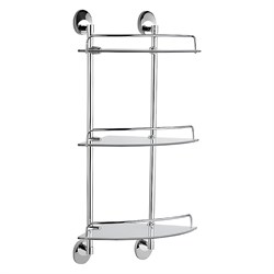 Угловая стеклянная полка Haiba hb1607-3 - фото 16699522