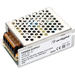 Блок питания Arlight ARS-35-24 - фото 16699763