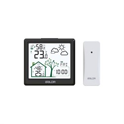 Беспроводная метеостанция BALDR B0389WST2H2-BLACK - фото 16700620