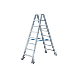 Двусторонняя стремянка с роликами KRAUSE 2х10 - фото 16701115