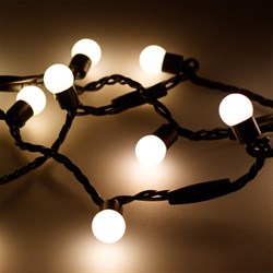 Светодиодная гирлянда Ardecoled ARD-BALL-CLASSIC-D17.5-10000-BLACK-100LED WARM - фото 16702811