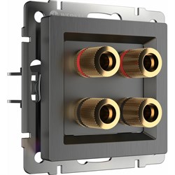 Акустическая розетка WERKEL WL04-AUDIOx4 - фото 16704982