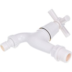 Пластиковый водоразборный кран Terma 20613 66452 - фото 16705746