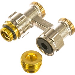 Прямой Н-образный запорно-присоединительный узел OVENTROP Multiflex F - фото 16707750