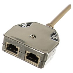 Экранированный Y-адаптер TWT Y-E2-E2-S - фото 16708572