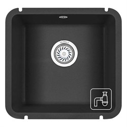 Кухонная мойка GRANULA GR-3801 черный - фото 16709949